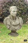 Büste von Marco Aurelio,Garten Büste Weißzement