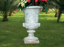 Garden white cement Pot,  Vs02C