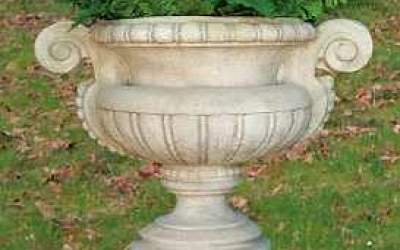 Garden white cement Pot, Vs10