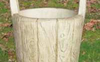 Garden white cement Pot, Vs50A