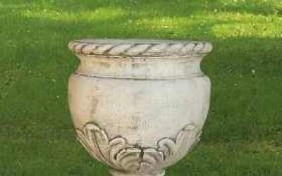 Garden white cement Pot, Vs31B