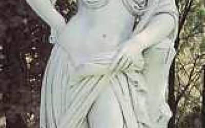 statua da giardino, Statua Minerva con lancia St27