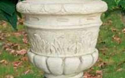 Garden white cement Pot, Vs33