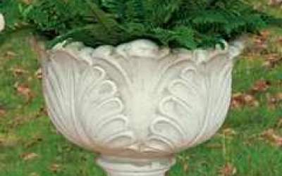 Garden white cement Pot, Vs34