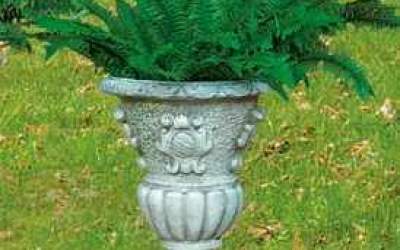 Garden white cement Pot, Vs37