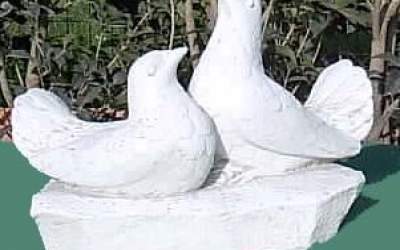 doves Animal Garden white cement, An67