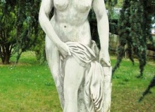 Statua in cemento bianco Falconet St13