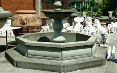 Fontana scolpita in pietra serena Fnps01