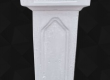 Pilastro cemento bianco TB12