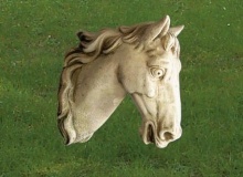 testa di Cavallo in cemento bianco, An30