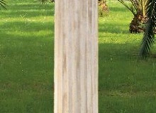 colonna cemento bianco da giardino TC06