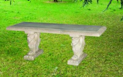 Bench white concrete, Pn13B