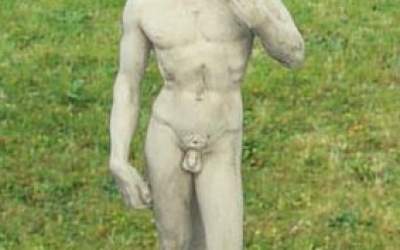 David di Michelangelo in cemento bianco, TSA02A