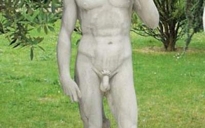 David di Michelangelo statua in cemento, TSA02D