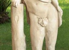 Statua Apollo in cemento bianco, TSA51