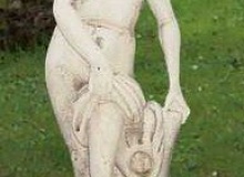 statue white cement, ST65