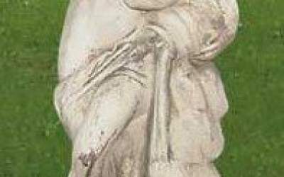 Statua in cemento bianco da giardino,  St67
